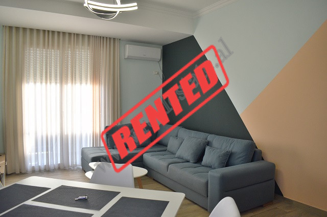 One bedroom apartment for rent in Dibra Street, near Halili Residence, in Tirana, Albania.
The apar